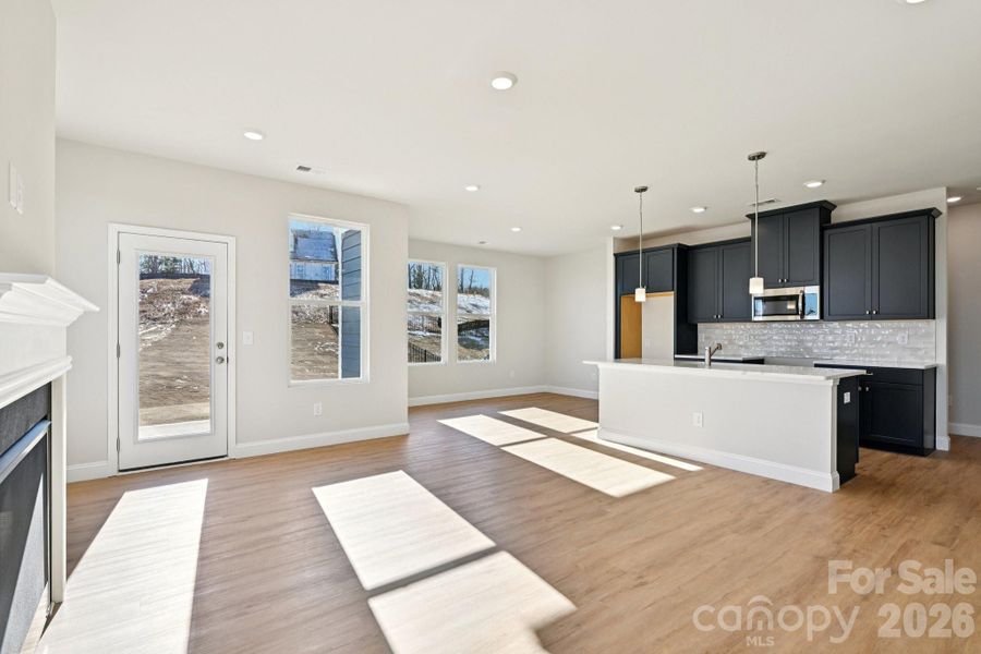 Furnished interior view inside a new home in , Cramerton (Image 3).