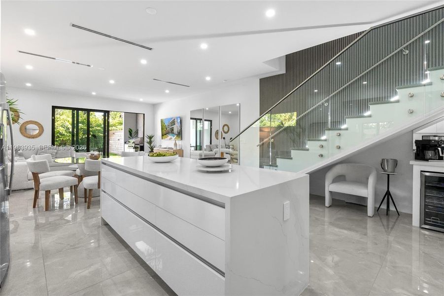 Furnished interior view inside a new home in , Fort Lauderdale (Image 9).