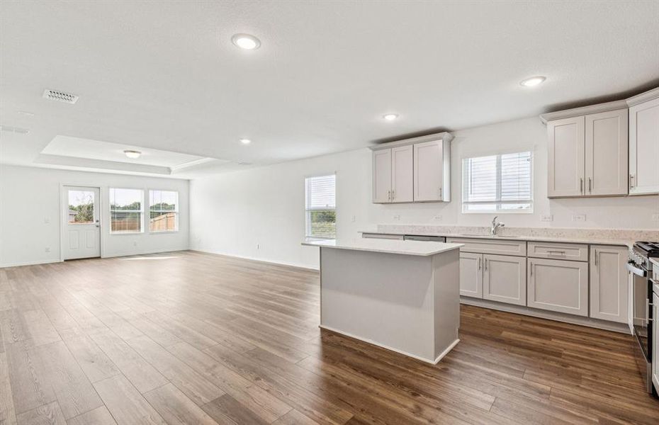 View of gathering room from kitchen View of gathering room from kitchen