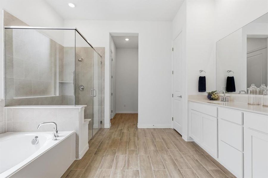 Furnished interior view inside a new home in Elements at Viridian | Active Adult 55+, Arlington (Image 30).