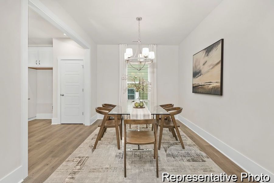 Furnished interior view inside a new home in Kensington, China Grove (Image 7).