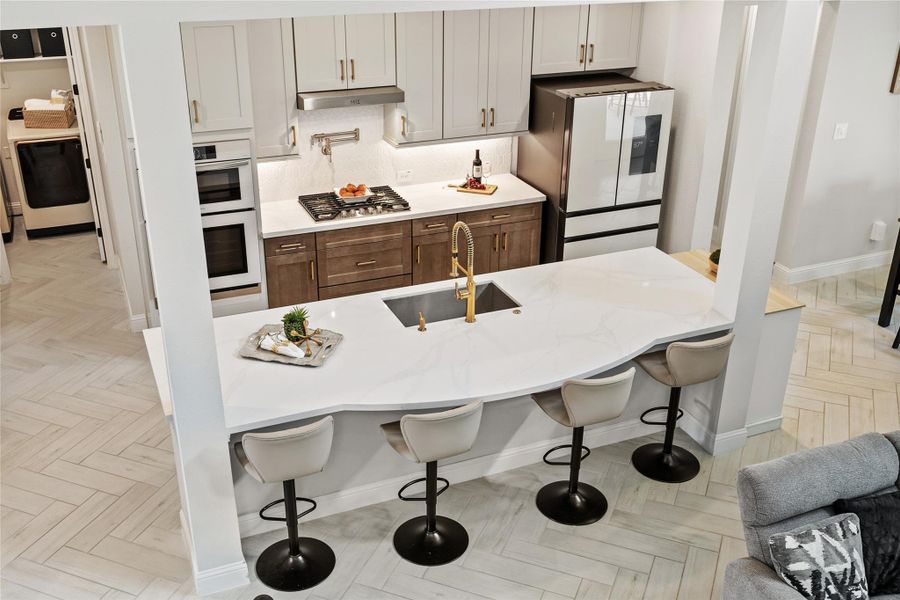 Furnished interior view inside a new home in Timber Hollow, Magnolia (Image 13).