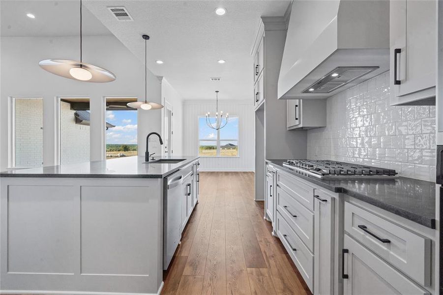 Furnished interior view inside a new home in Lanzara Ranch, Godley (Image 9).