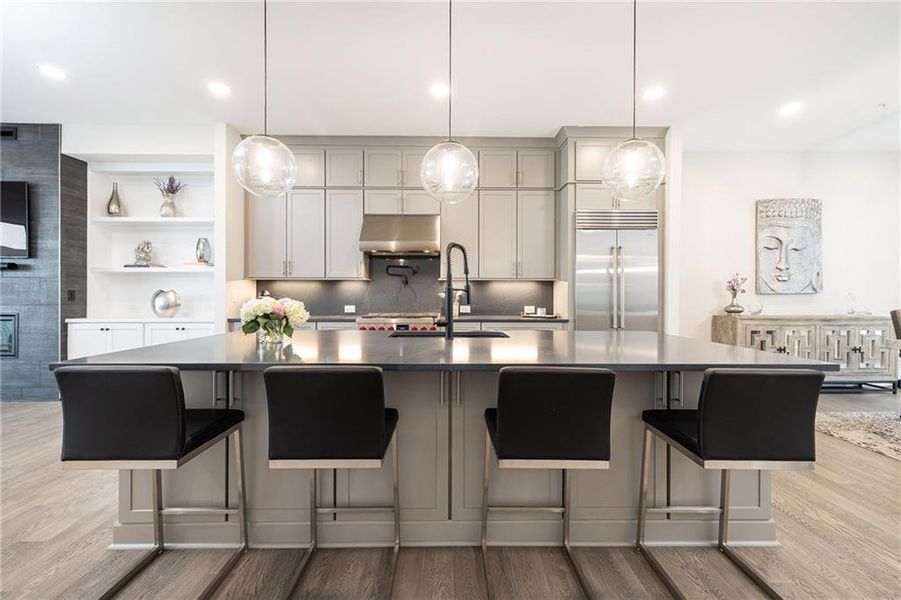 Furnished interior view inside a new home in , Atlanta (Image 13).