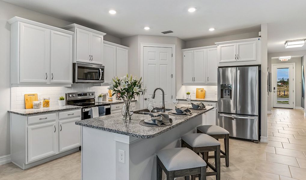Furnished interior view inside a new home in Stonewater, Cape Coral (Image 7).
