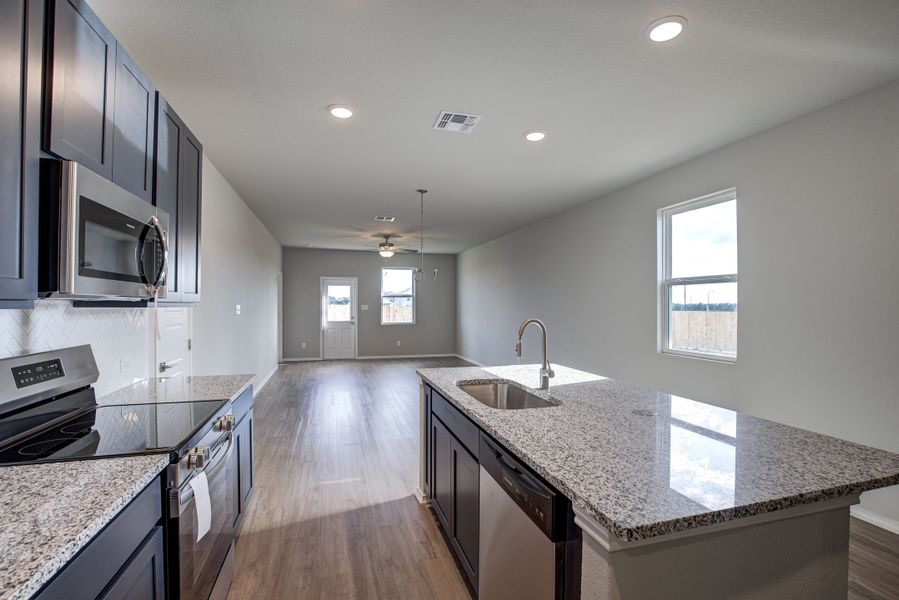Representative furnished interior of a home built from the The Frio A by Davidson Homes LLC in Agave, San Antonio (Image 8).