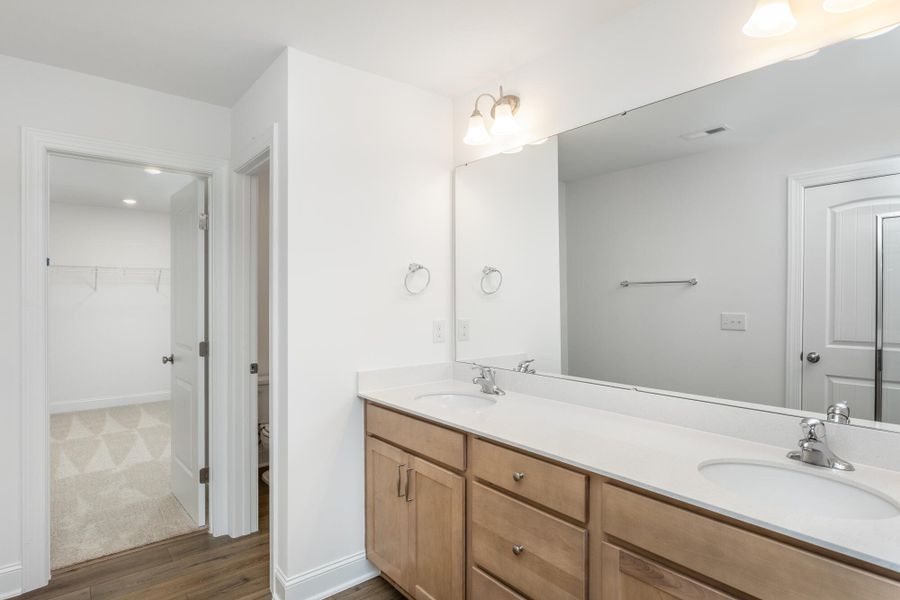 Furnished interior view inside a new home in Running Brook Townes, Durham (Image 10).