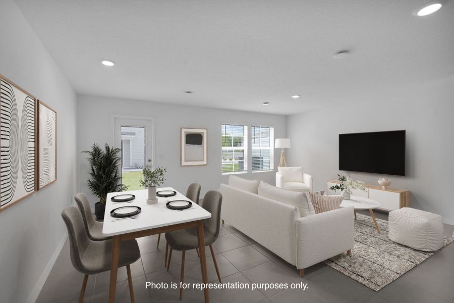 Furnished interior view inside a new home in Normandy Pines, Jacksonville (Image 3).