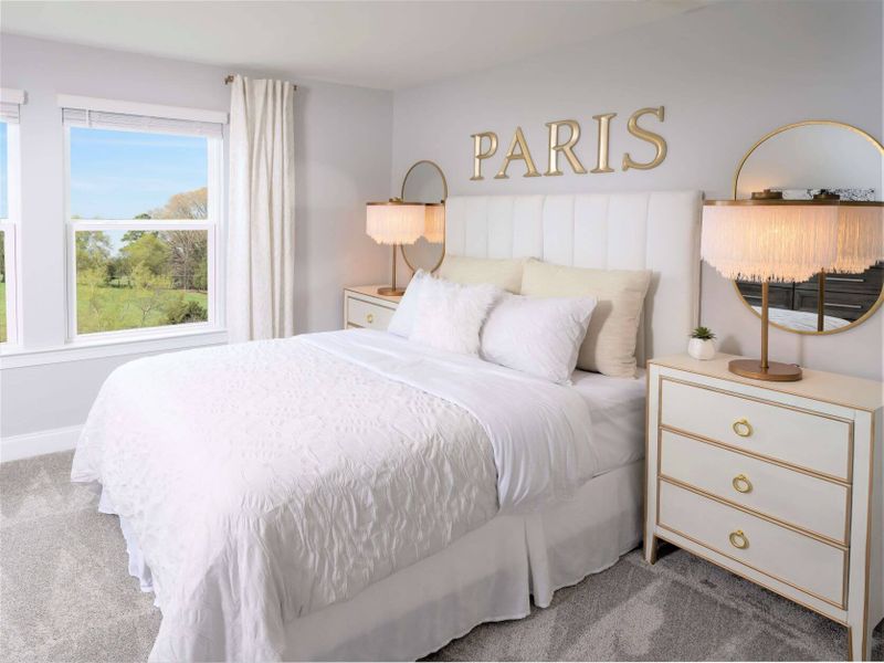 Secondary bedrooms offers the kids a perfect place to make their own.