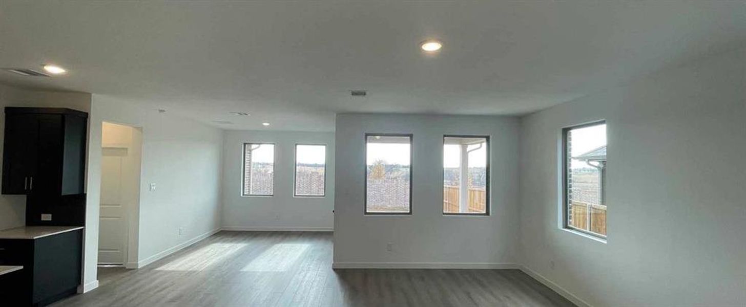 Open Living-Dining Room Construction Progress