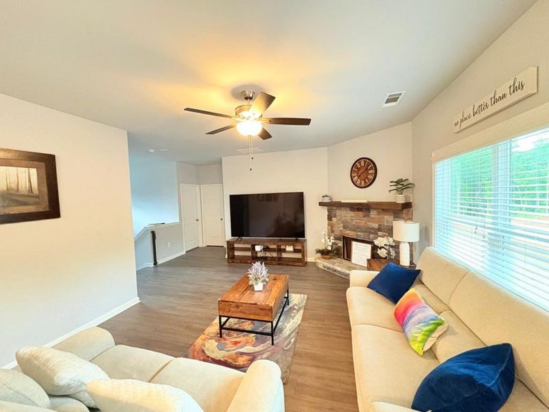 Furnished interior view inside a new home in , Clarkesville (Image 13).