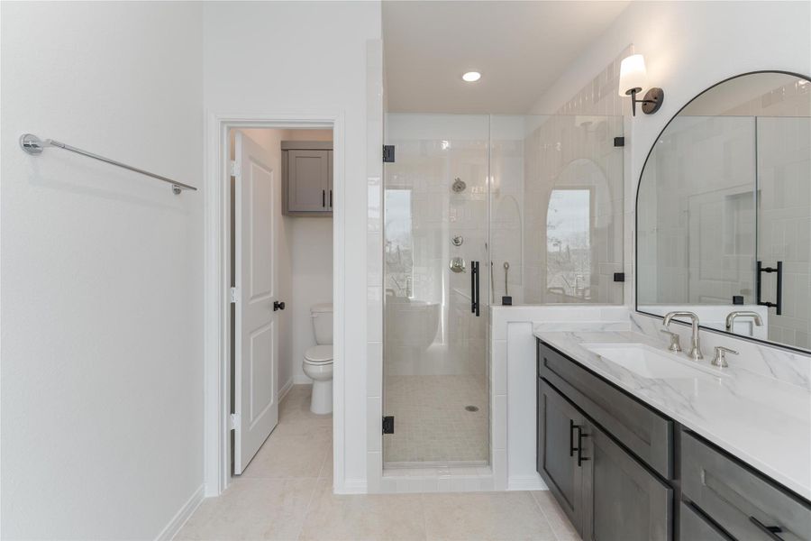 Furnished interior view inside a new home in , Houston (Image 31).