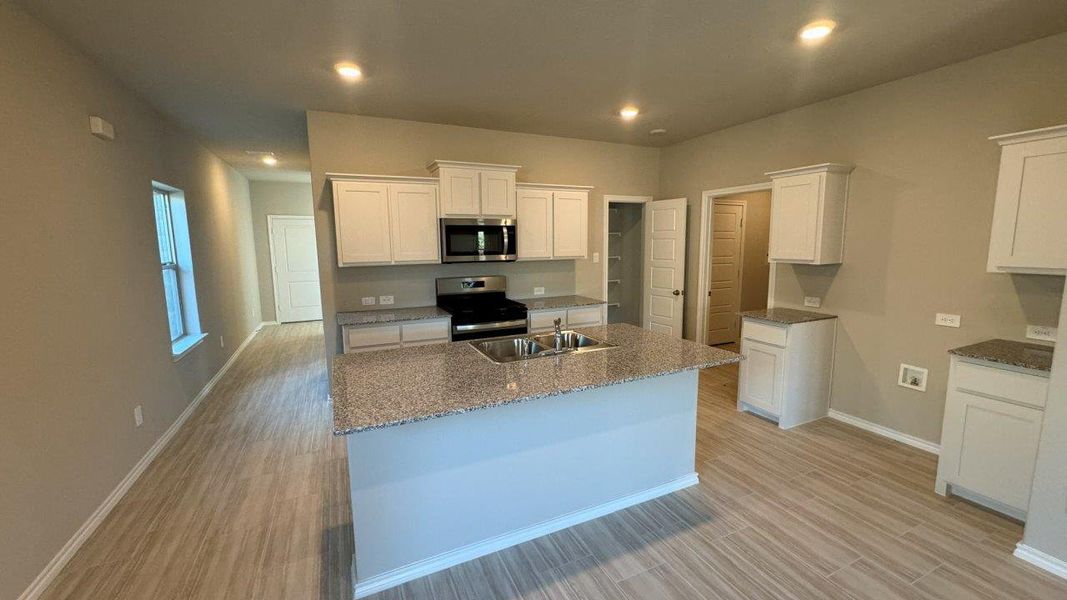 Furnished interior view inside a new home in Monarch at the Meadows, Krum (Image 5).