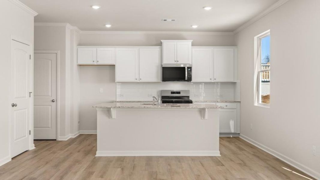 Furnished interior view inside a new home in Sheffield Highlands, Dallas (Image 6).