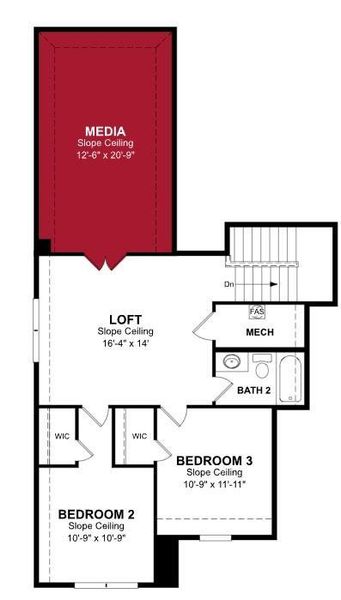 Beazer Homes Enclave at Legacy Hills Avalon floorplan.