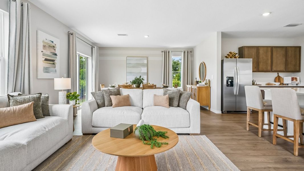 Furnished interior view inside a new home in Northwater at Two Rivers, Zephyrhills (Image 7).