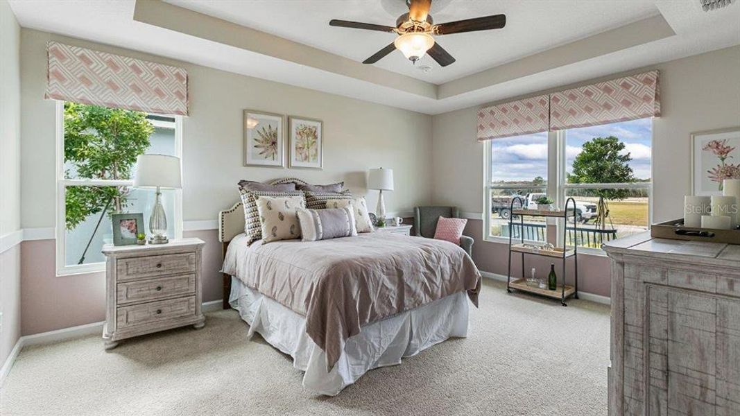 Furnished interior view inside a new home in Sawmill Branch Express, Palm Coast (Image 16).