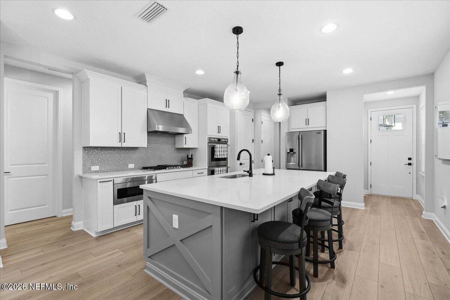 Furnished interior view inside a new home in SilverLeaf Village, St. Augustine (Image 7).