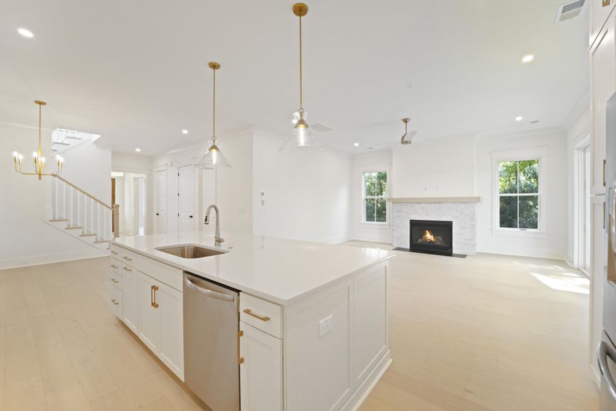 Furnished interior view inside a new home in , Charleston (Image 13).