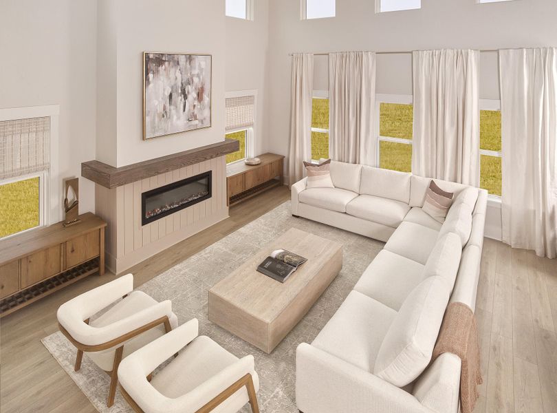Furnished interior view inside a new home in , Ravenel (Image 15). Furnished interior view inside a new home in , Ravenel (Image 15).