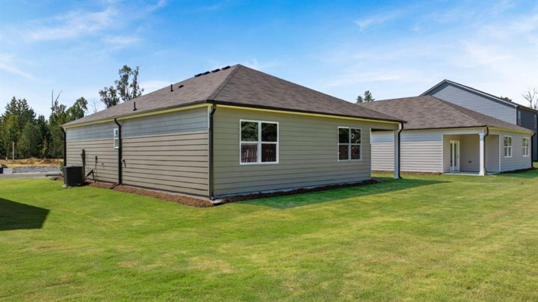 Exterior details and patio area of a home in Northberry, Rome (Image 23). Exterior details and patio area of a home in Northberry, Rome (Image 23).