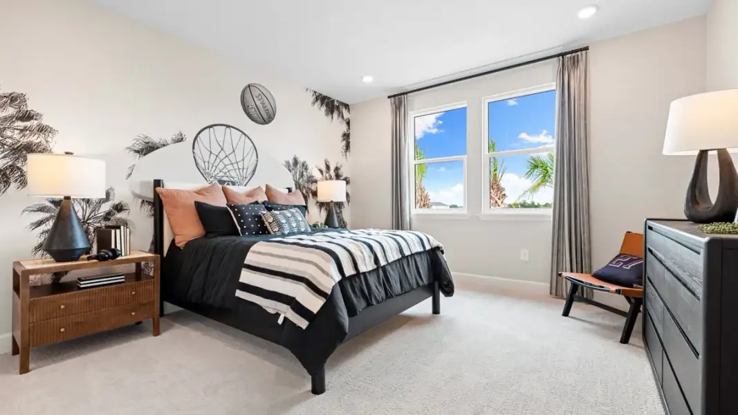 Representative furnished interior of a home built from the Nantucket by Taylor Morrison in Azure at Solaeris, Port St. Lucie (Image 18).