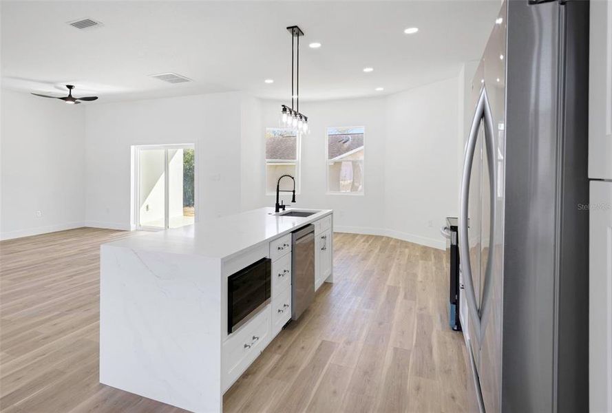 Furnished interior view inside a new home in , Hudson (Image 17).