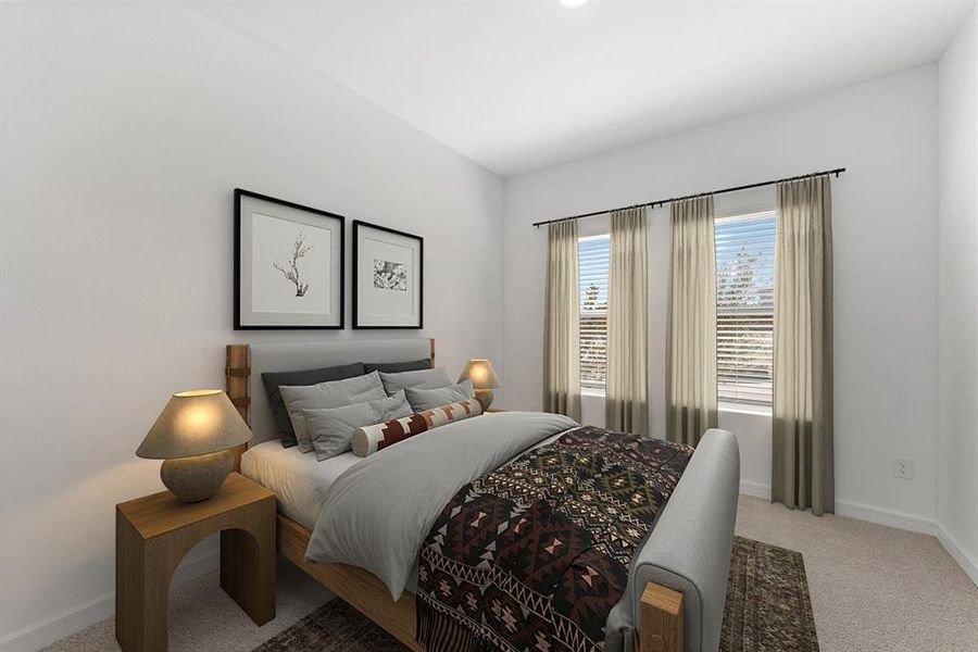 Furnished interior view inside a new home in Aspire at Noble Ridge, Howe (Image 16). Furnished interior view inside a new home in Aspire at Noble Ridge, Howe (Image 16).