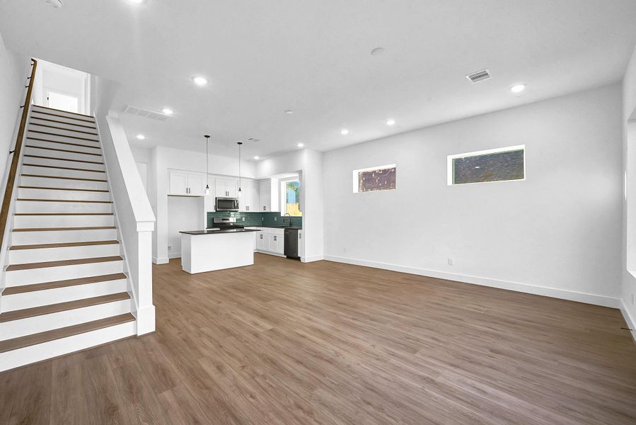 Spacious, unfurnished interior of a new home in , Houston (Image 16). Spacious, unfurnished interior of a new home in , Houston (Image 16).