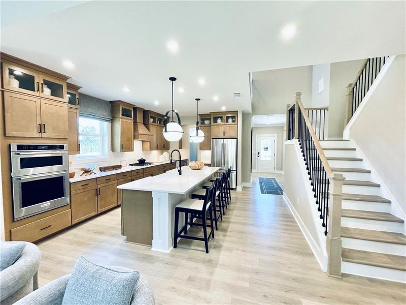 Furnished interior view inside a new home in Hopewell Reserve, Cumming (Image 11). Furnished interior view inside a new home in Hopewell Reserve, Cumming (Image 11).