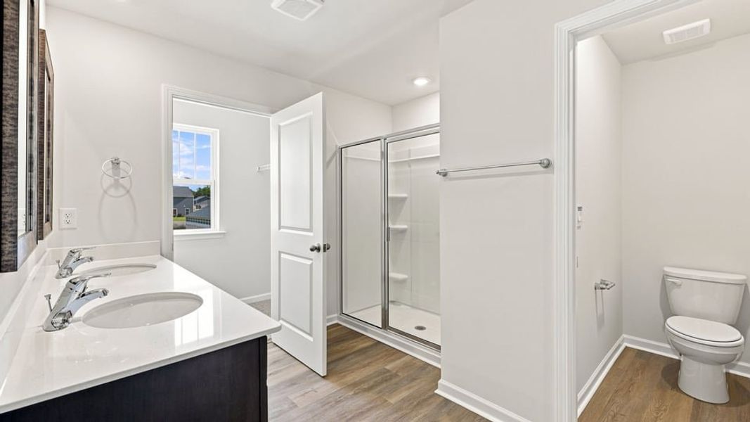 Furnished interior view inside a new home in Bentley Park, Greenwood (Image 11).