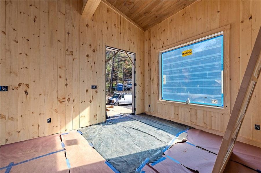 In-progress construction of a new home in , Blue Ridge, GA (Image 37).