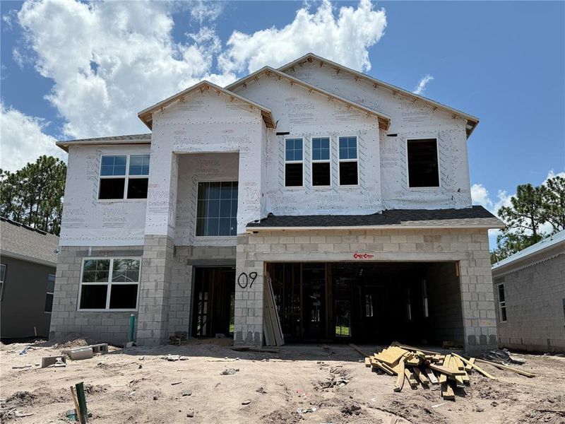 In-progress construction of a new home in Eden at Crossprairie, St. Cloud, FL (Image 32). In-progress construction of a new home in Eden at Crossprairie, St. Cloud, FL (Image 32).