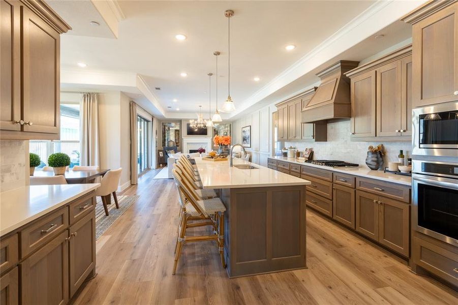 Furnished interior view inside a new home in , Prosper (Image 11).