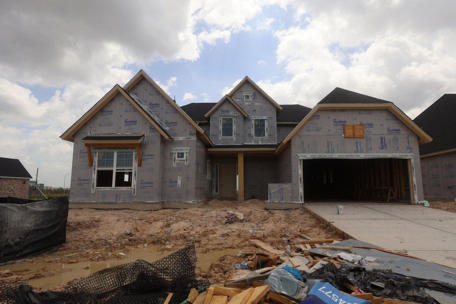 In-progress construction of a new home in Dunham Pointe - Parkview Collection, Cypress, TX (Image 11). In-progress construction of a new home in Dunham Pointe - Parkview Collection, Cypress, TX (Image 11).