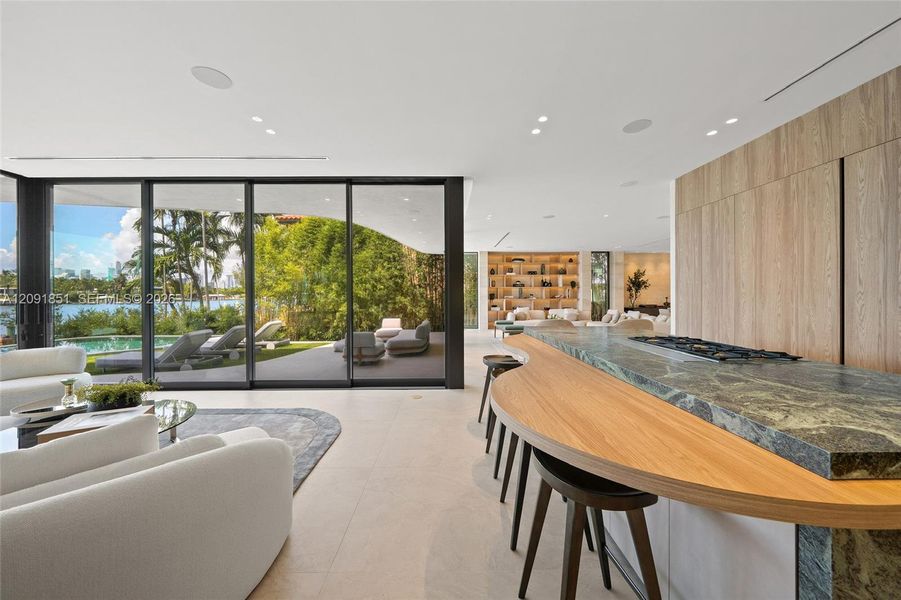 Furnished interior view inside a new home in , Miami Beach (Image 33). Furnished interior view inside a new home in , Miami Beach (Image 33).
