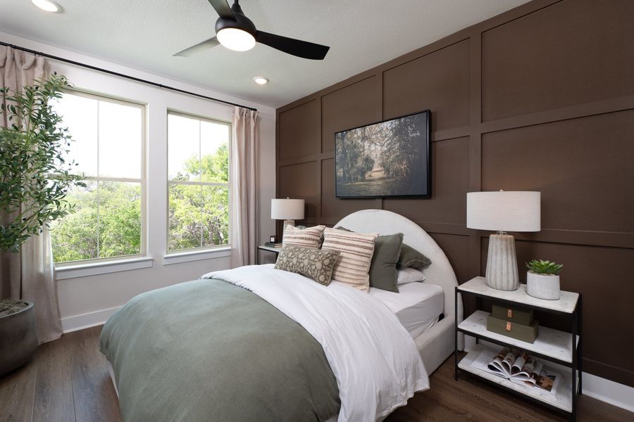 Representative furnished interior of a home built from the Logan by Tri Pointe Homes in LaPrelle, Haslet (Image 17).