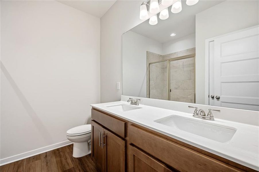 Furnished interior view inside a new home in Summerlin, Winder (Image 12).