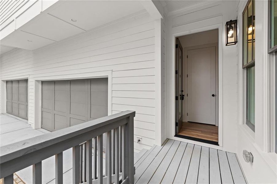 Exterior details and patio area of a home in , Atlanta (Image 4).