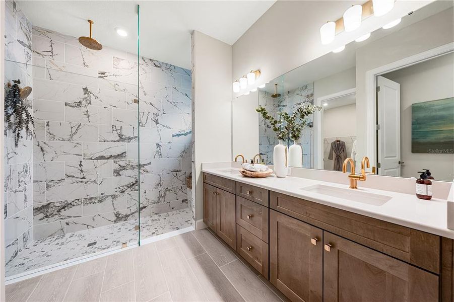 Furnished interior view inside a new home in Esplanade at Skye Ranch, Sarasota (Image 6).