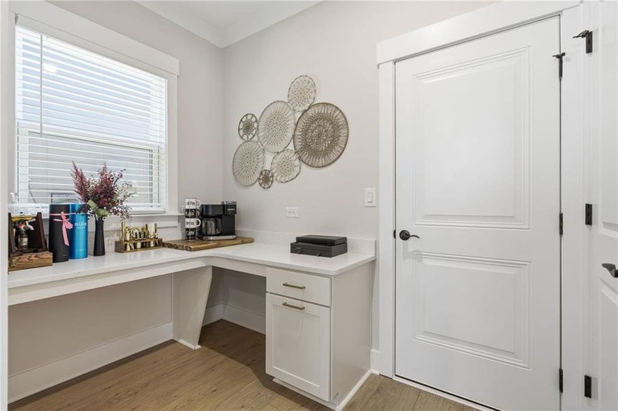 Furnished interior view inside a new home in , Flowery Branch (Image 12).