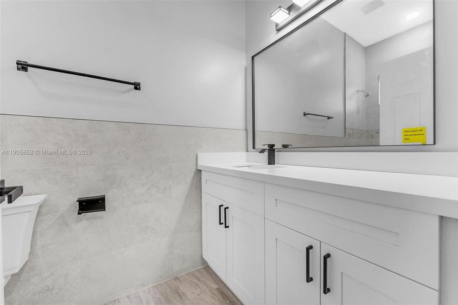 Furnished interior view inside a new home in , Miami (Image 18).