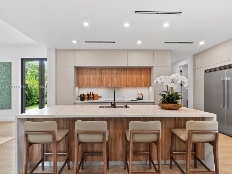 Furnished interior view inside a new home in , Miami (Image 44).