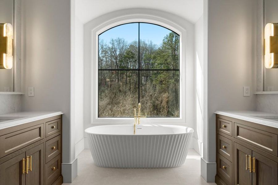 Furnished interior view inside a new home in Blue Heron Walk, Atlanta (Image 32).