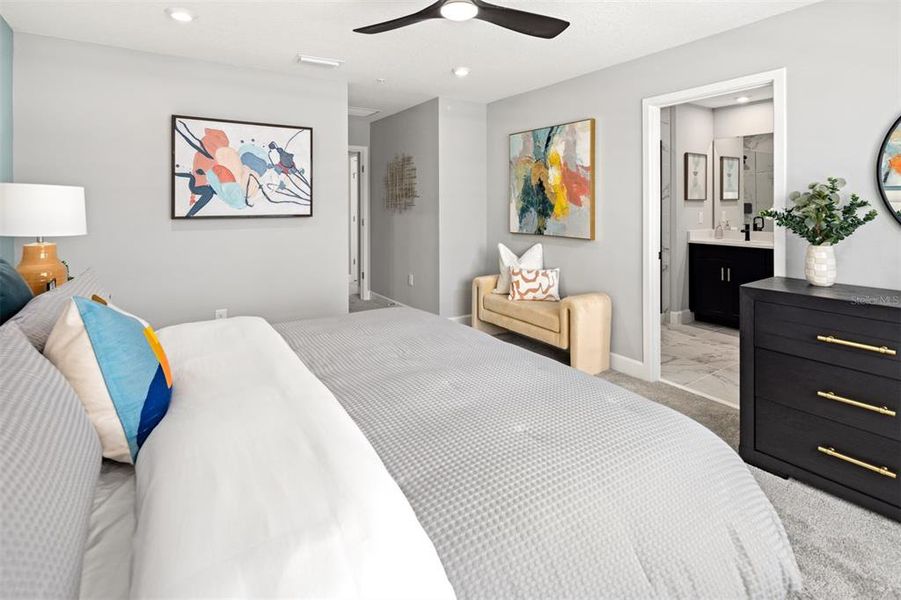 Furnished interior view inside a new home in Gardenia Reserve, Apopka (Image 11).