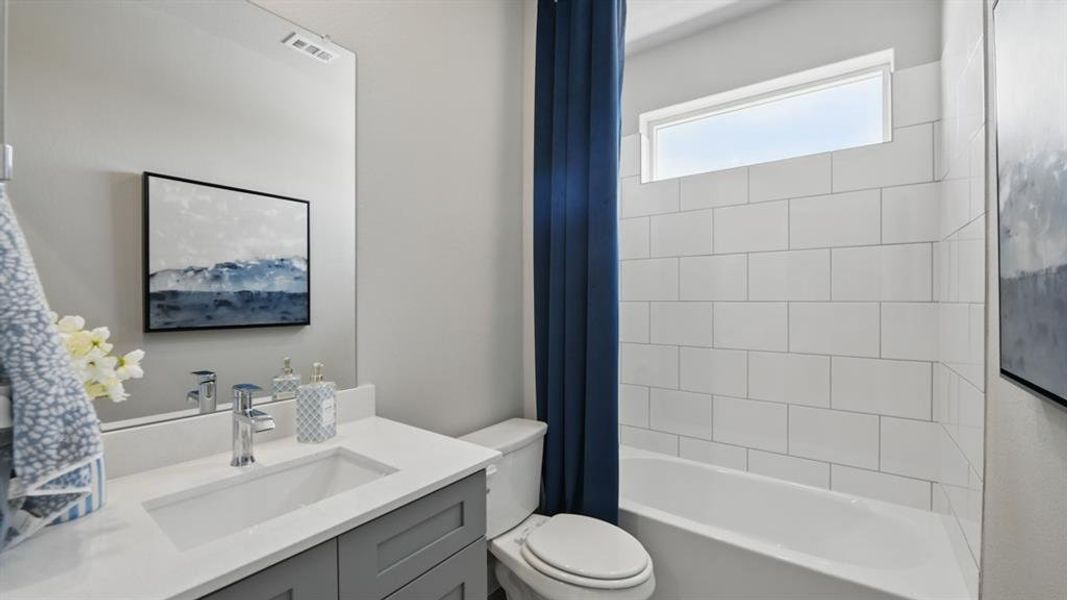 Furnished interior view inside a new home in Treeline, Justin (Image 6).