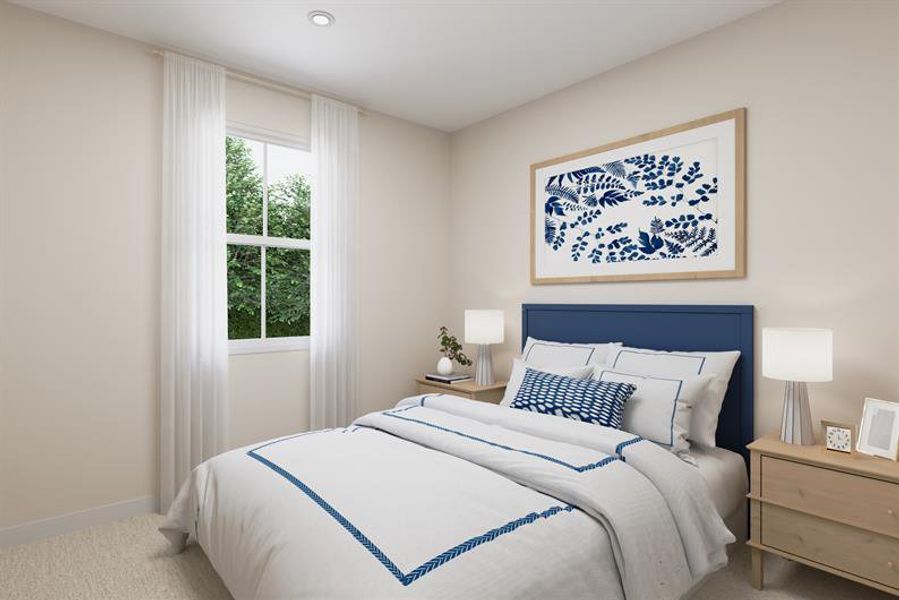 Furnished interior view inside a new home in Seminole Palms Single-Family Homes, Palm Coast (Image 7).