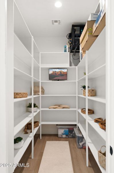 They even built huge closets! They even built huge closets!