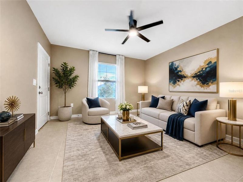 Furnished interior view inside a new home in , Groveland (Image 24).