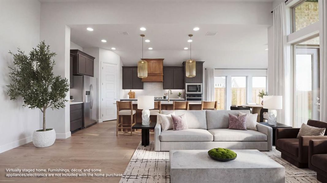 Furnished interior view inside a new home in Lakewood Village, Lakewood Village (Image 7). Furnished interior view inside a new home in Lakewood Village, Lakewood Village (Image 7).